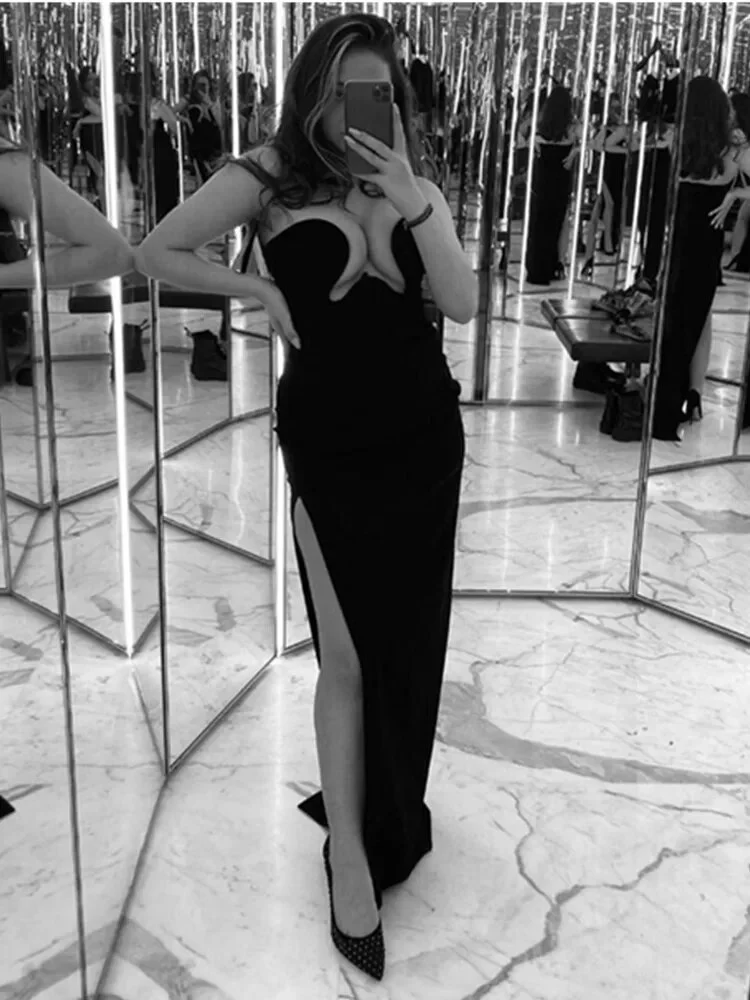 Sophisticated Cut-Out Glamour Dress - Image 12