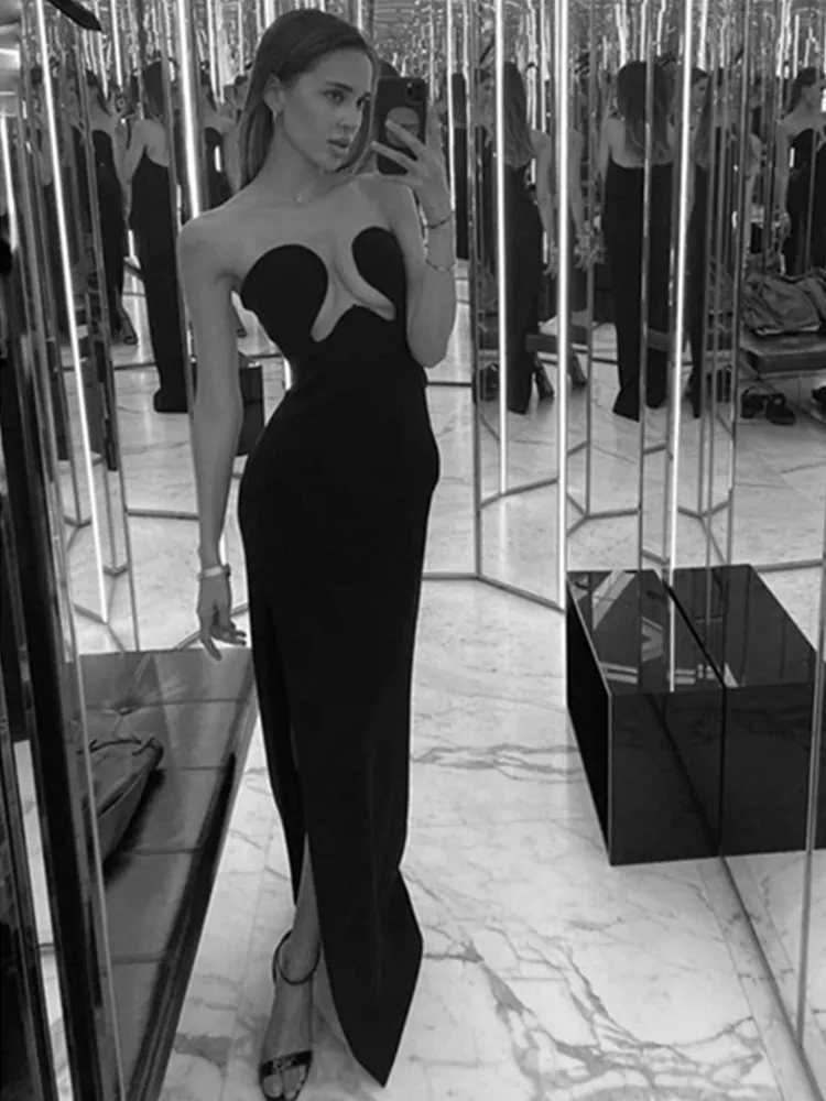 Sophisticated Cut-Out Glamour Dress - Image 15