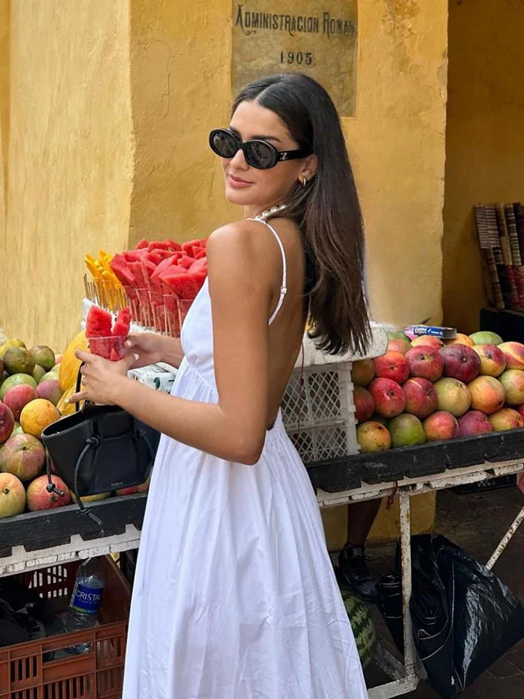 Spilling Secrets V Neck Long Maxi Dress - Image 3