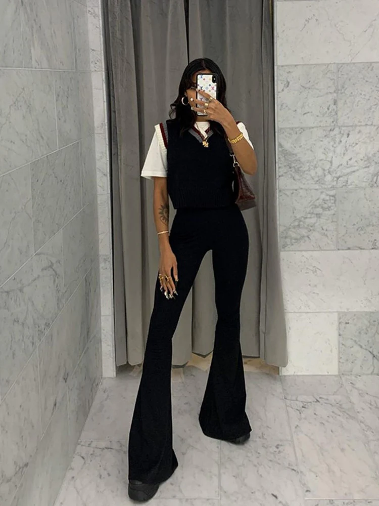 Stand Cool Straight Leg Flared Pants - Image 5