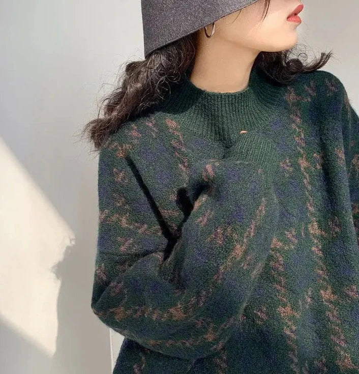 Star Gazer Chic Lantern Knitted Pullover - Image 13