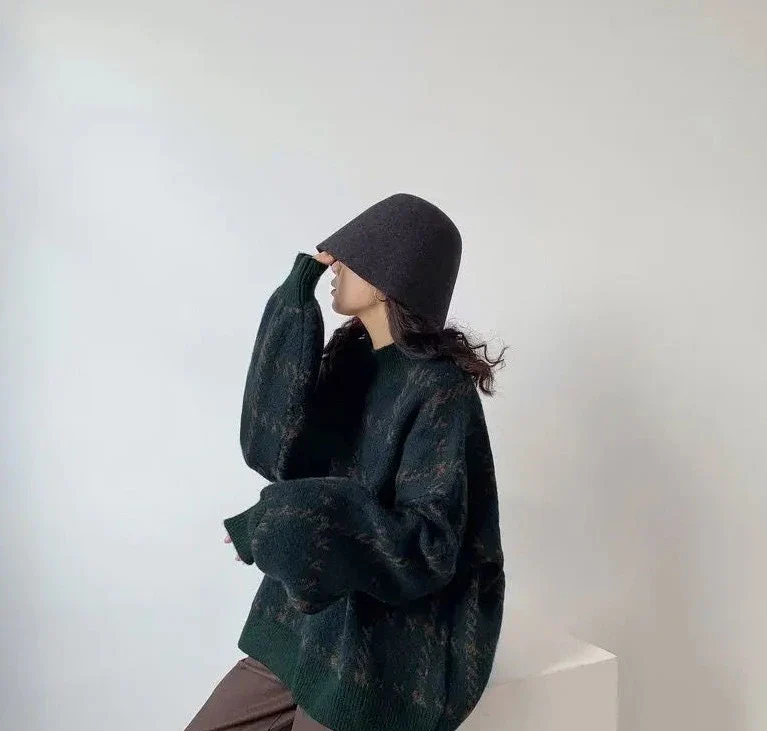 Star Gazer Chic Lantern Knitted Pullover - Image 21