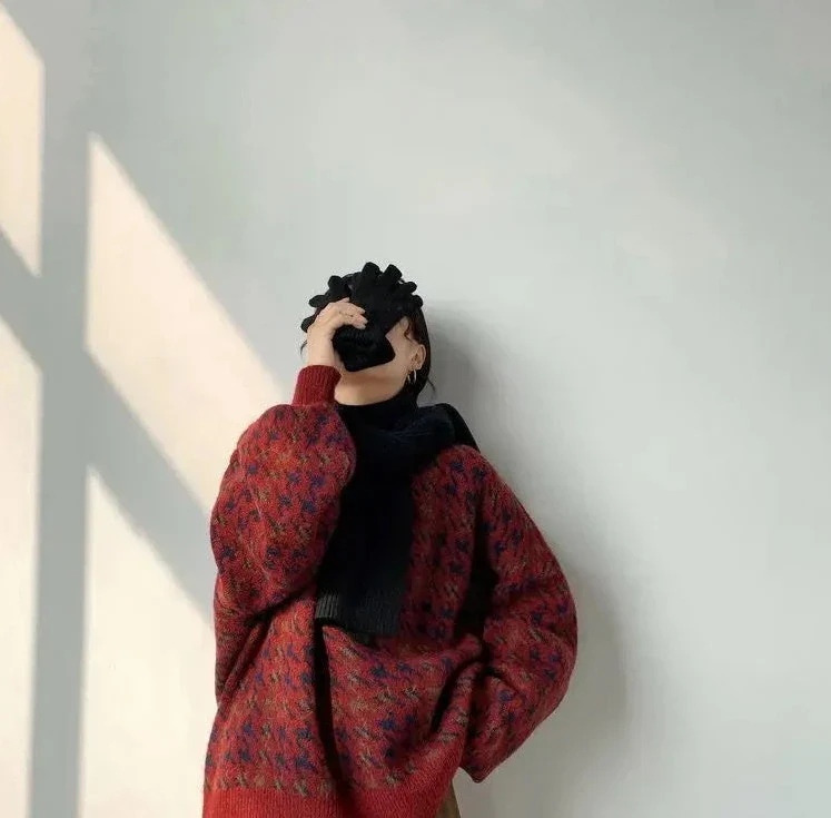 Star Gazer Chic Lantern Knitted Pullover - Image 8