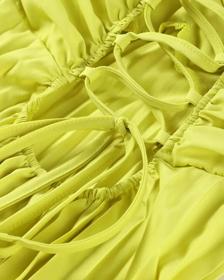 Starting Fresh Strapless Ribbon Maxi Dress - Image 6