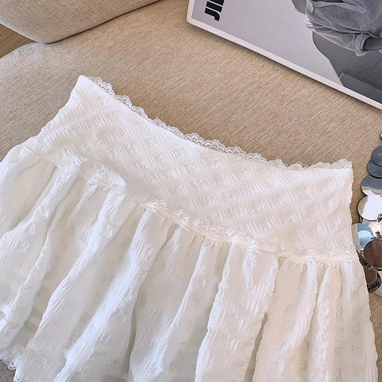 Stelia Ruffle Mini Skirt - Image 4