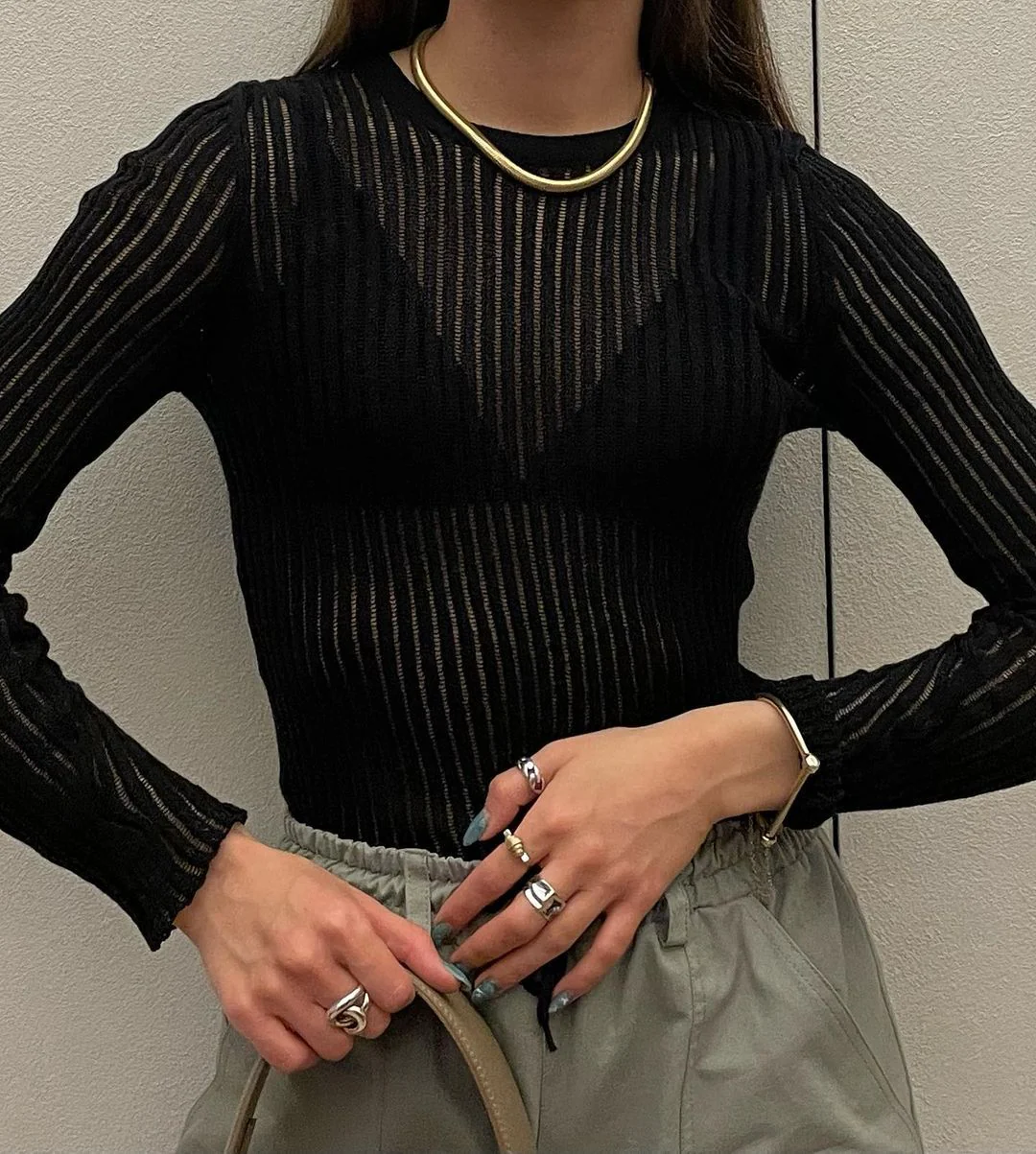 Stevie Skinny Long Sleeves T-Shirt - Image 11