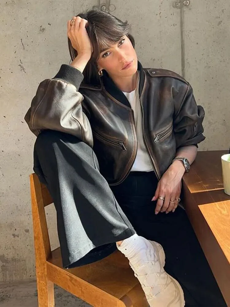 Isabella Leather Jacket - Image 2