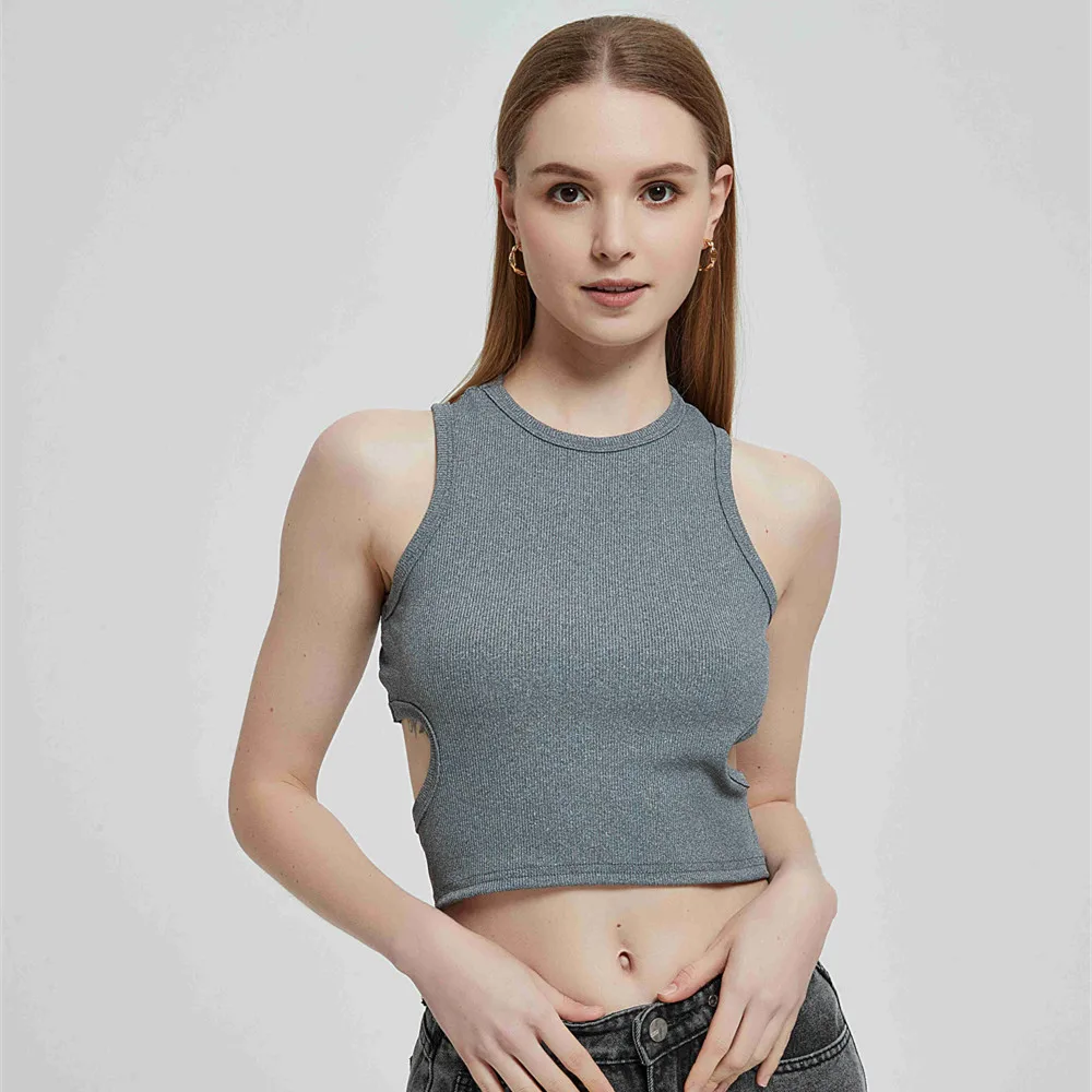 Sunburst Pop Crop Tank Top - Image 5
