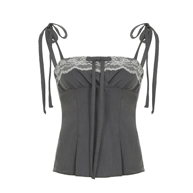 Sutton Lace Patchwork Cami Top - Image 3