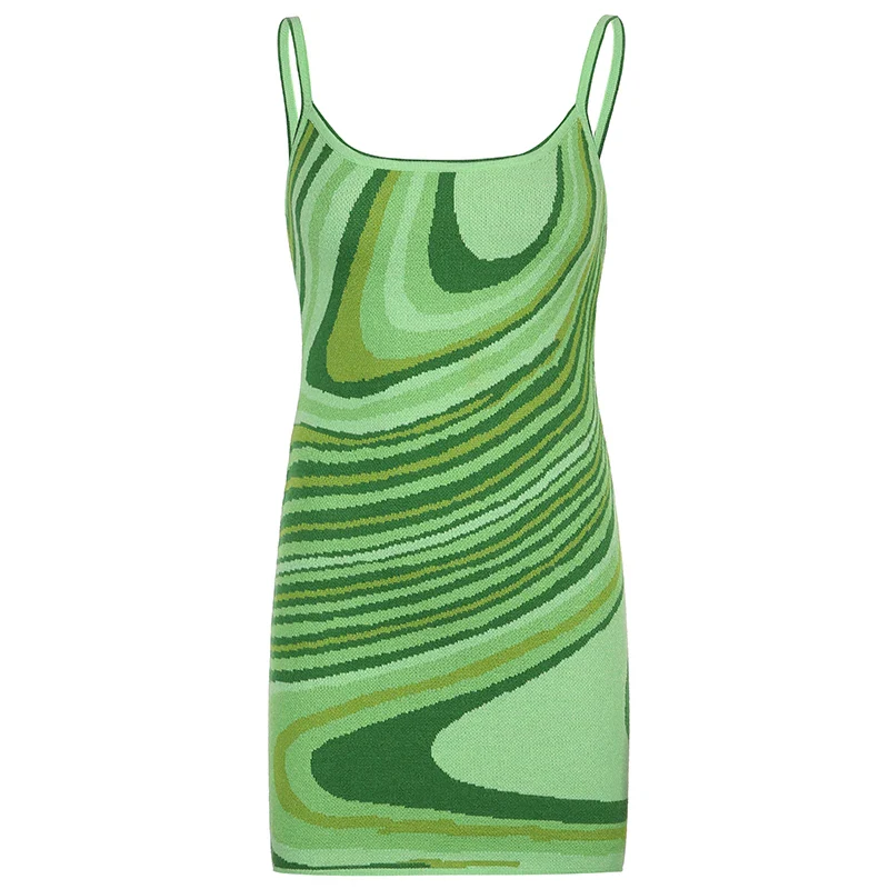 Swirly Sundae Mini Spaghetti Dress - Image 10