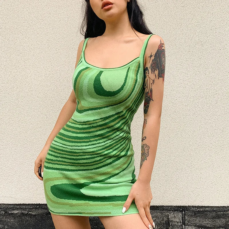 Swirly Sundae Mini Spaghetti Dress - Image 2