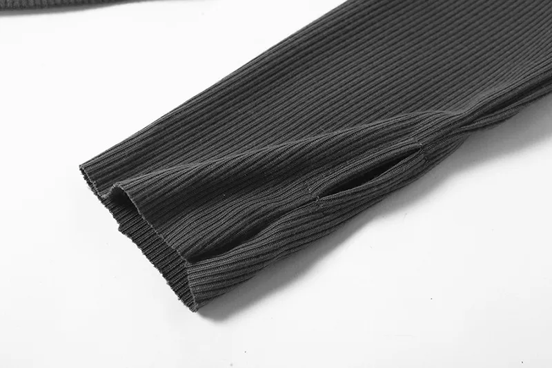 Sylvia's Sleek Turtleneck Crop Top - Image 10