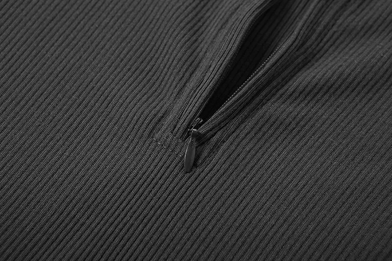 Sylvia's Sleek Turtleneck Crop Top - Image 9