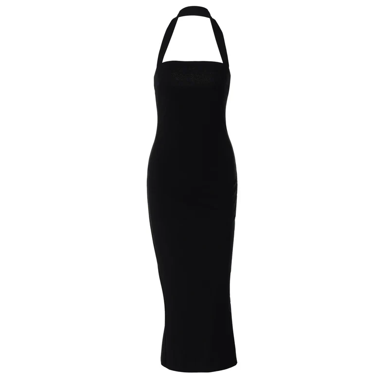 Tahiti Halter Neck Bodycon Maxi Dress - Image 7