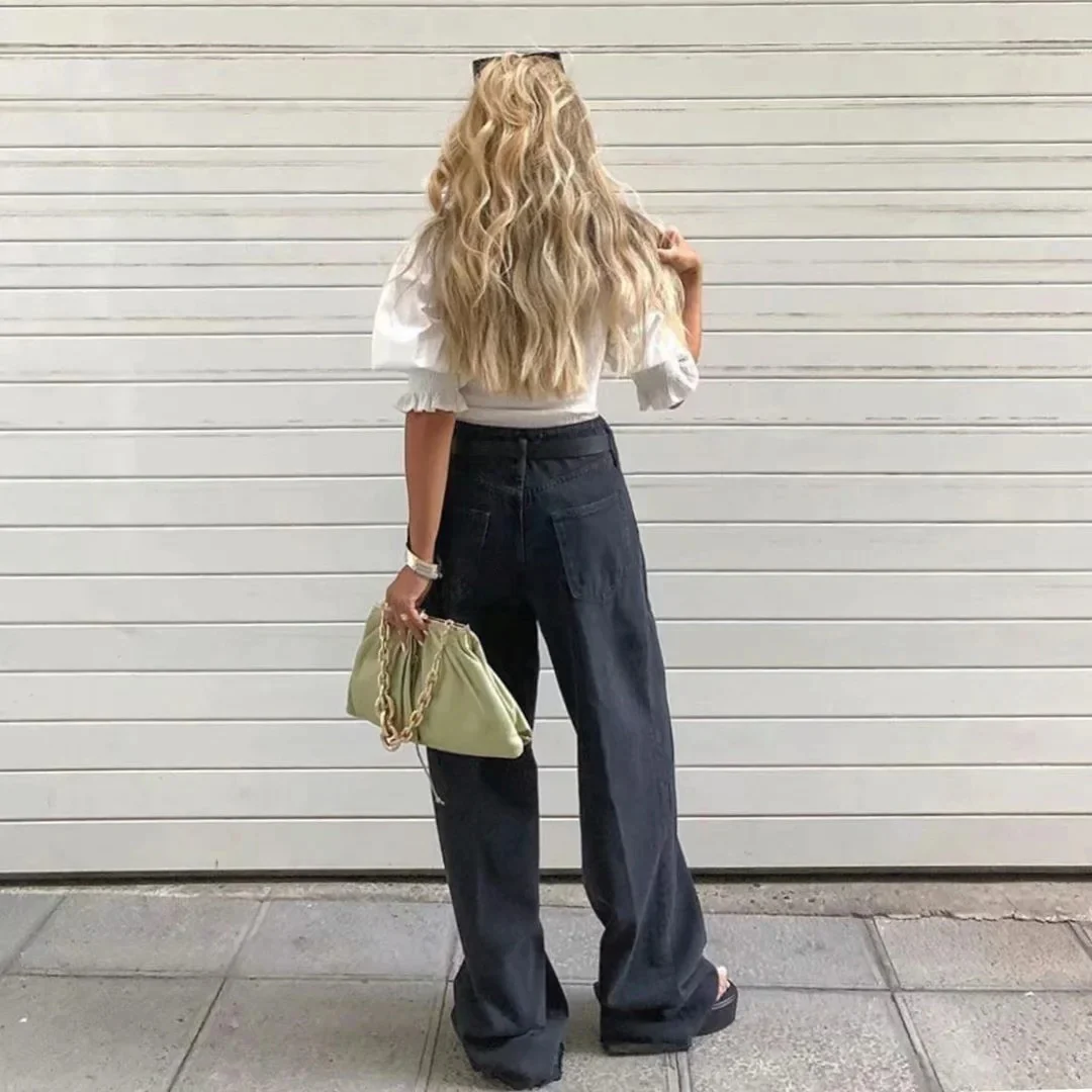 'Take Me As I Am' Straight Leg Baggy Jeans - Image 17