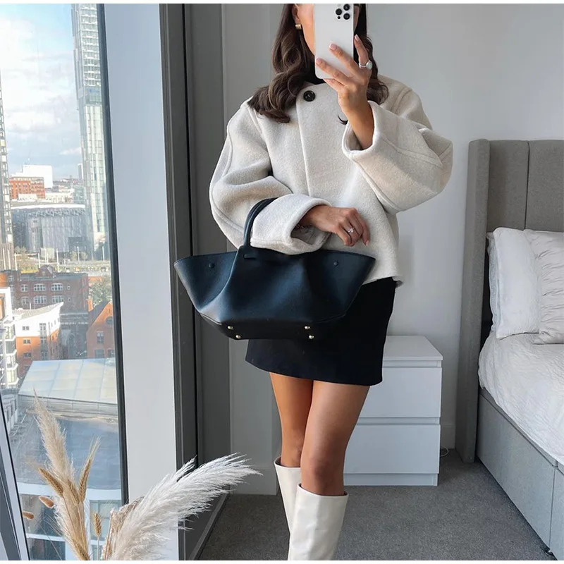 Tara O Neck Woolen Coat - Image 11