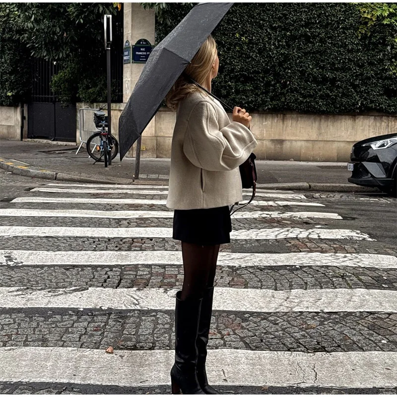 Tara O Neck Woolen Coat - Image 8