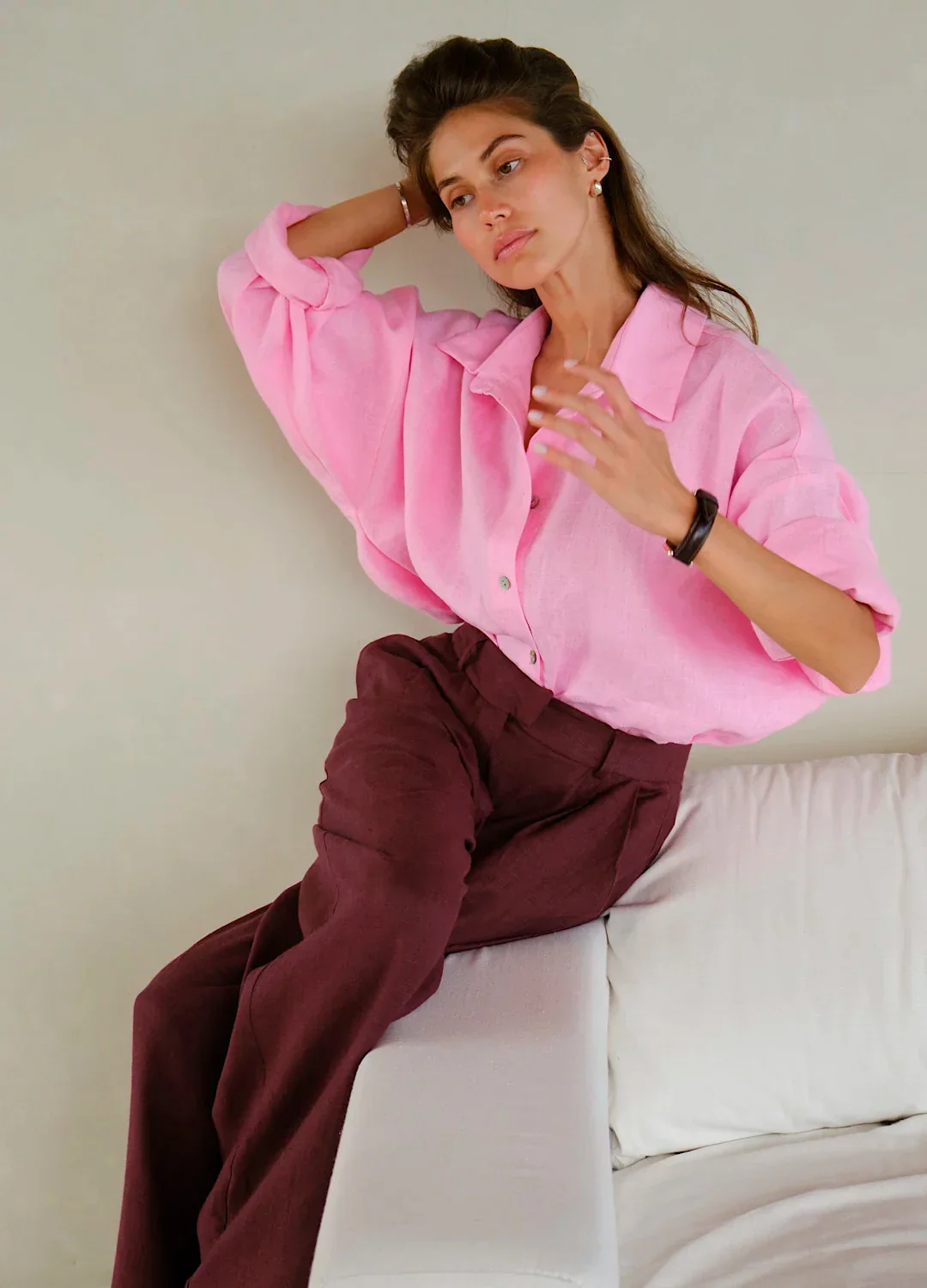 Tate Laidback Cotton Linen Pants - Image 7