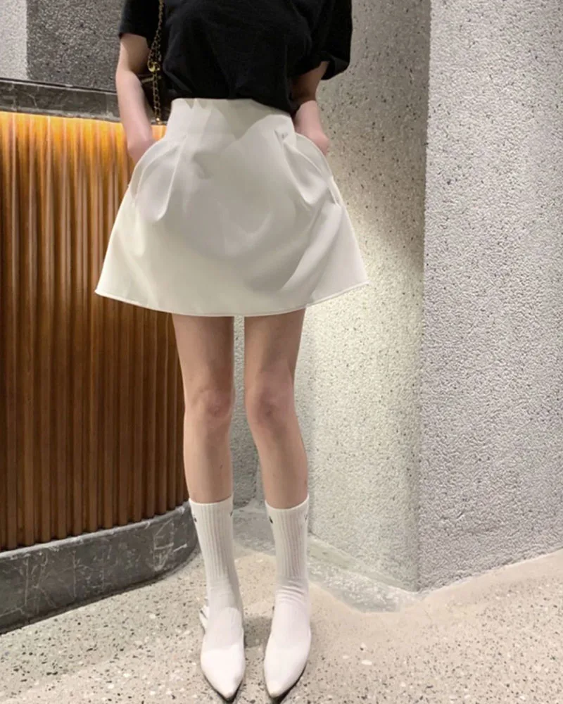 Taya Puffy A-Line Skirt - Image 3