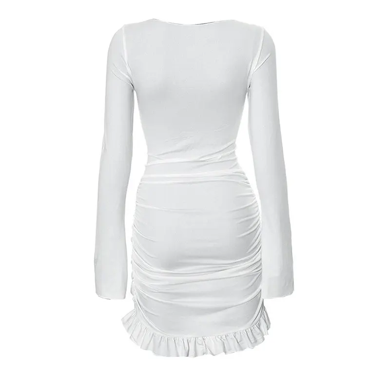 Tegan Ruched Mini Dress - Image 8