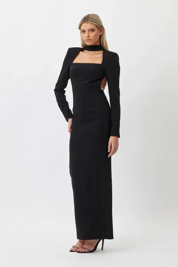 Temptation Twirl Chain-Split Dress - Image 12