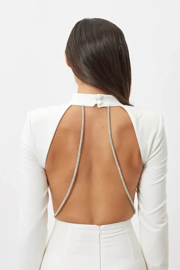 Temptation Twirl Chain-Split Dress - Image 3