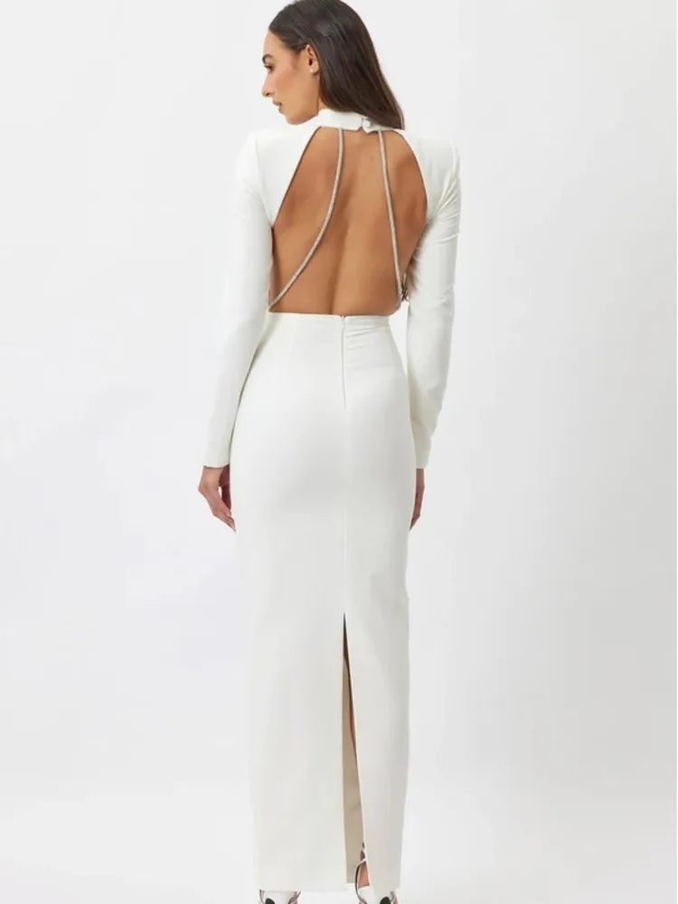 Temptation Twirl Chain-Split Dress - Image 5