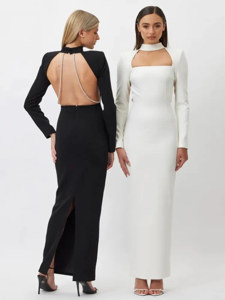 Temptation Twirl Chain-Split Dress - Image 6