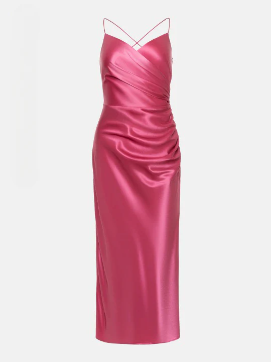 'The Victory' Satin Dress - Image 15