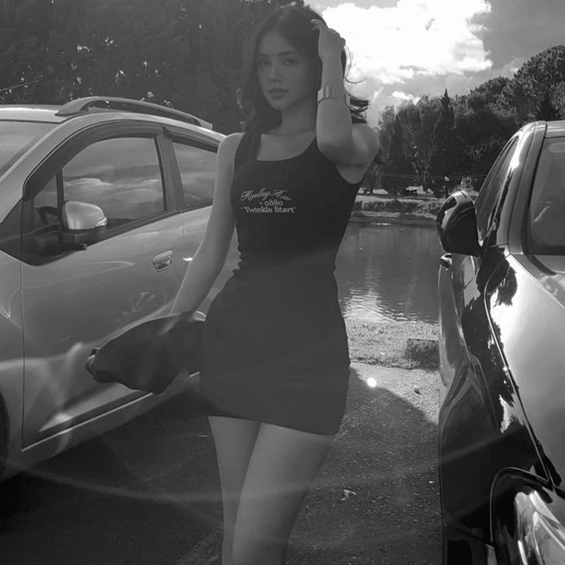 Tiana Ribbed Bodycon Mini Dress - Image 14