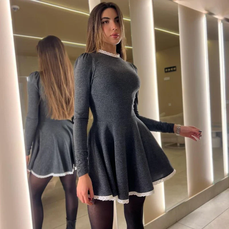 Tianna Bubbly Lace Mini Dress - Image 12