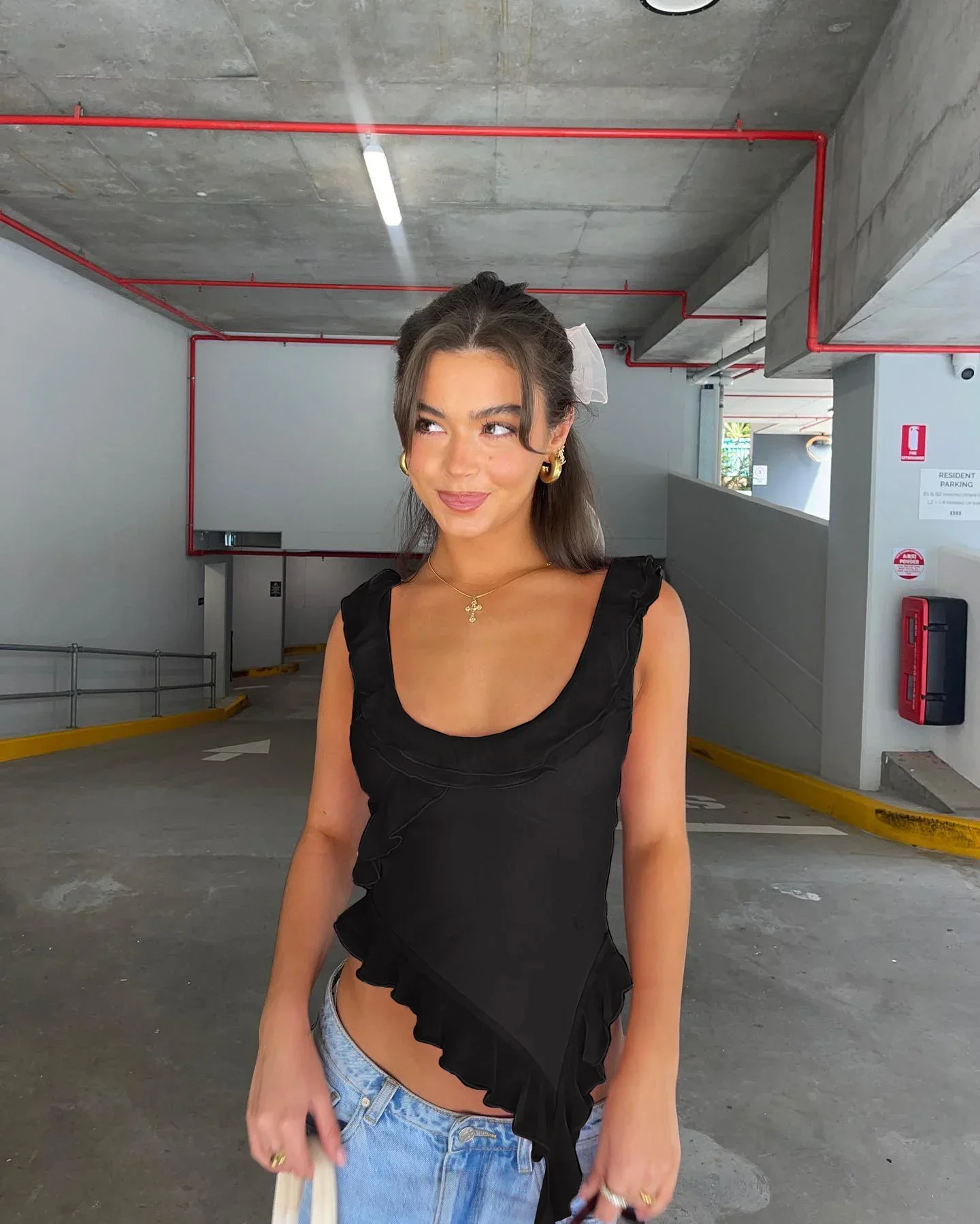 Timeless Ruffle Backless Top - Image 6