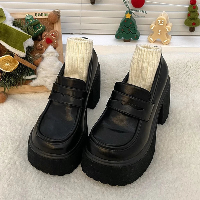 Tipping You Right High Heels Loafers - Image 6