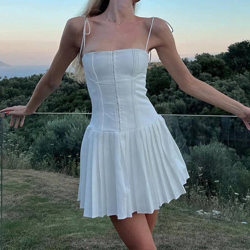 Treat Me Well Pleated Corset Dress - Image 3