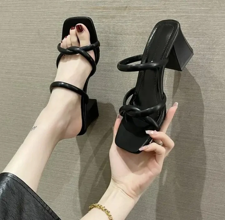 Trina Square Toe Heels - Image 5