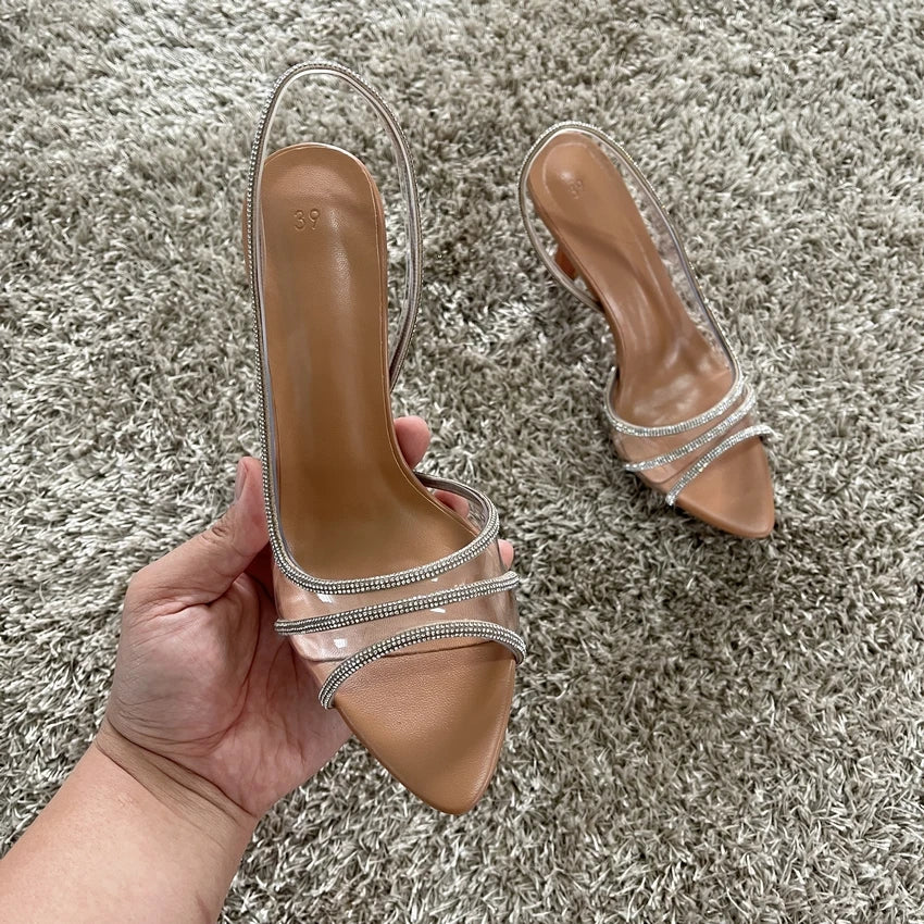 Tula Rosa Rhinestone Slingback Pumps - Image 6