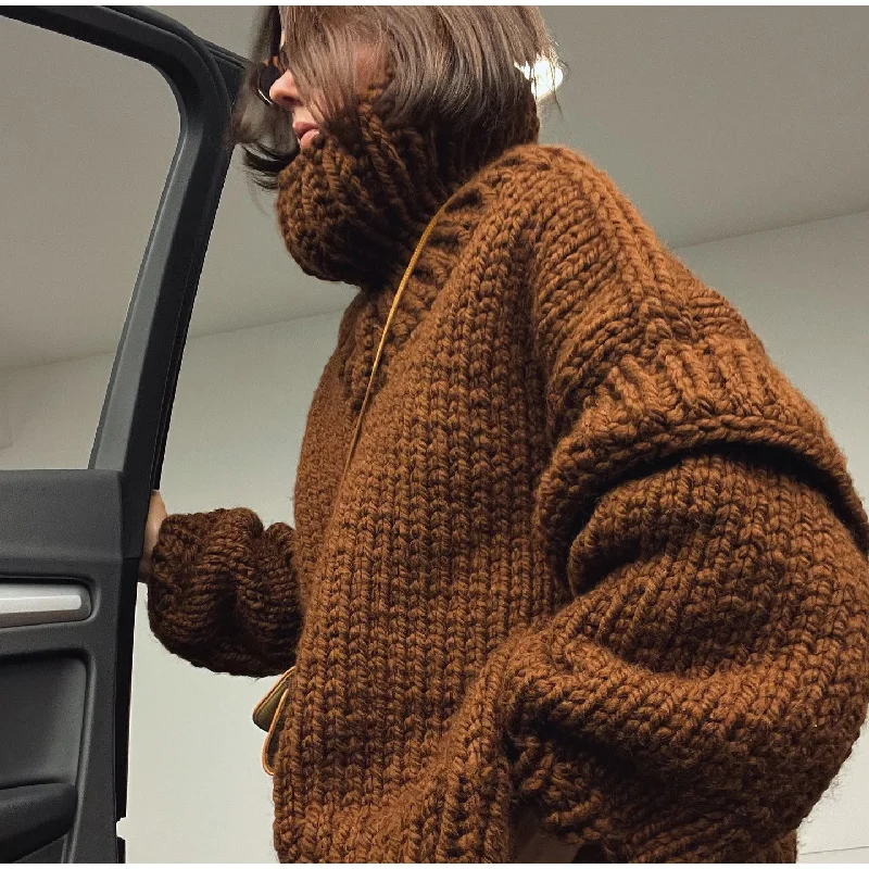 Tune It Turtleneck Knitted Pullover - Image 12