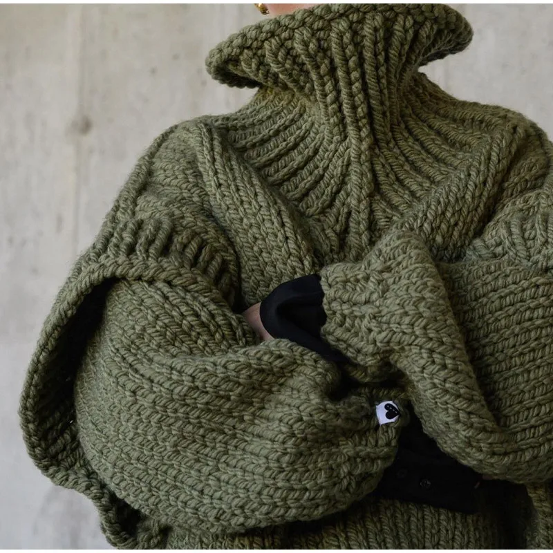Tune It Turtleneck Knitted Pullover - Image 16