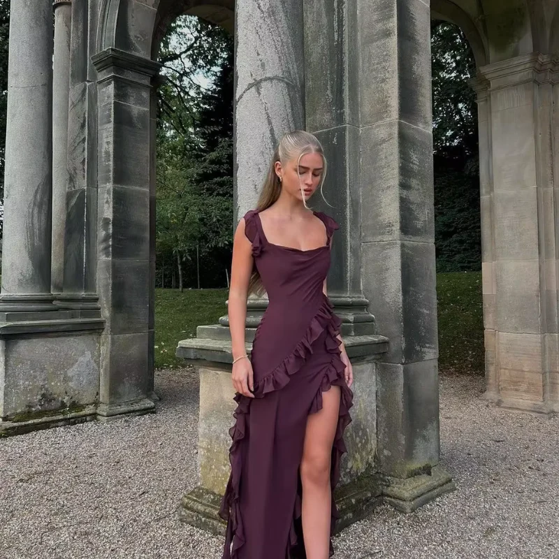 Twirly Twisted Ruffle Dress - Image 5