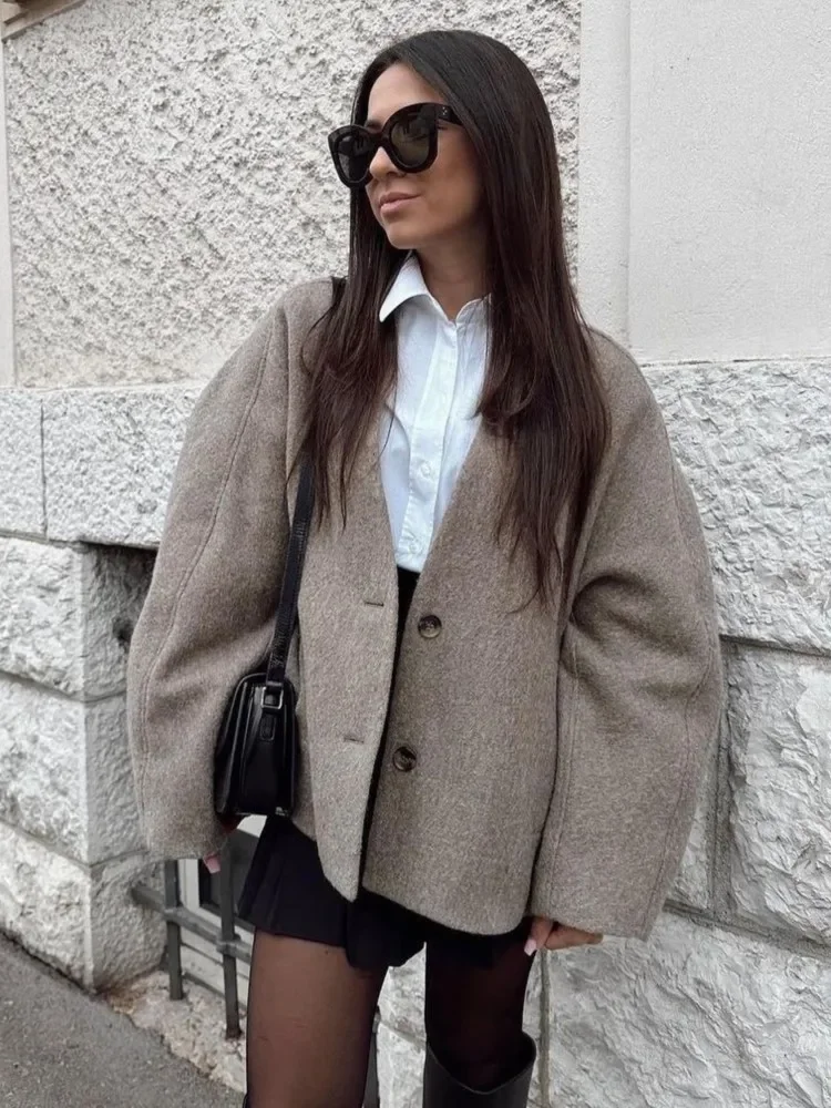 Una Straight Cut Wool Jacket - Image 2