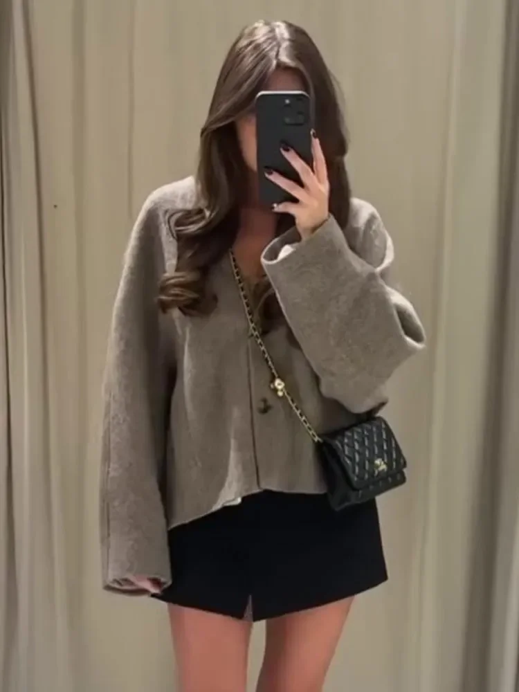 Una Straight Cut Wool Jacket - Image 4
