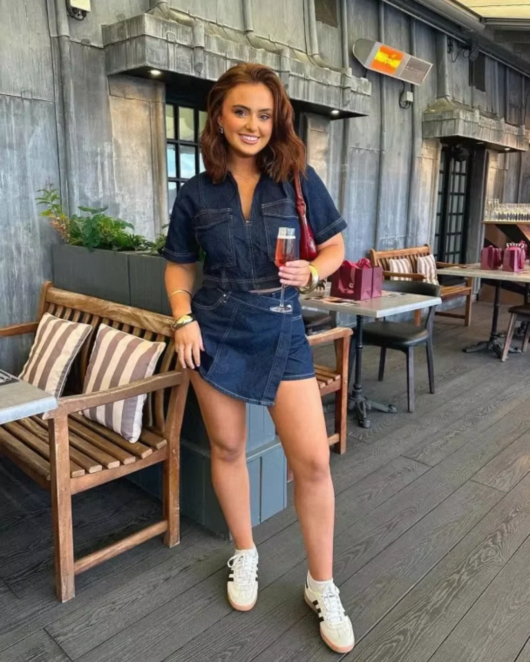 Uncommon Cropped Shirt Denim Set - Image 23