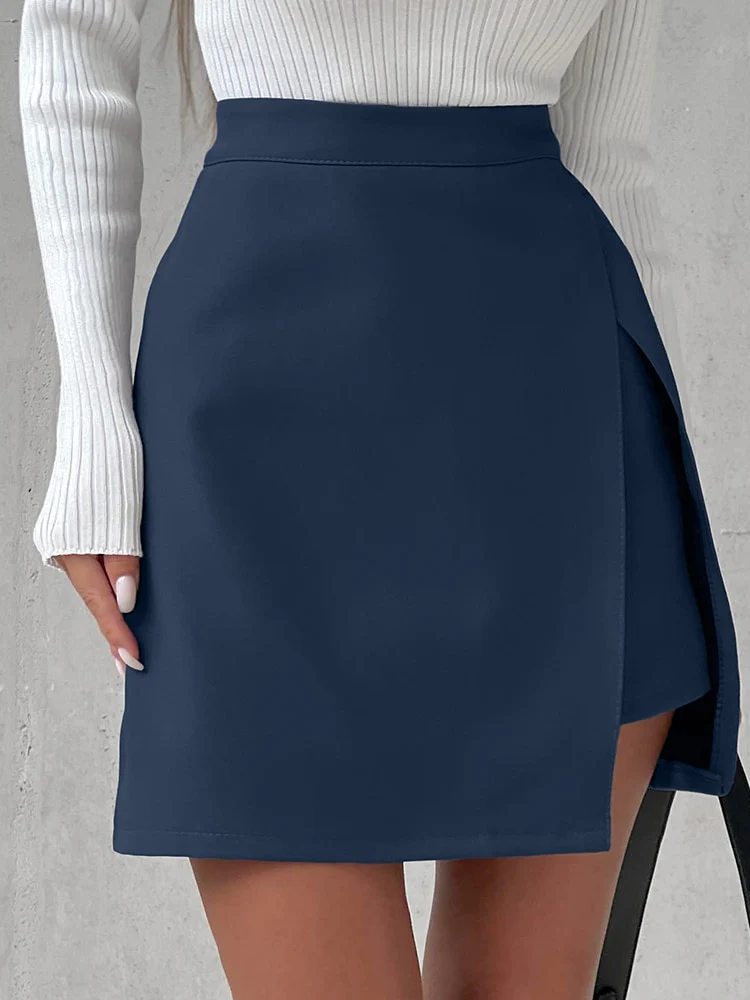 Valeria Irregular Mini Skirt - Image 6