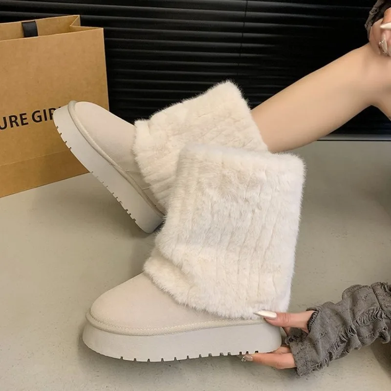 Valerie Warm Furry Boots - Image 2