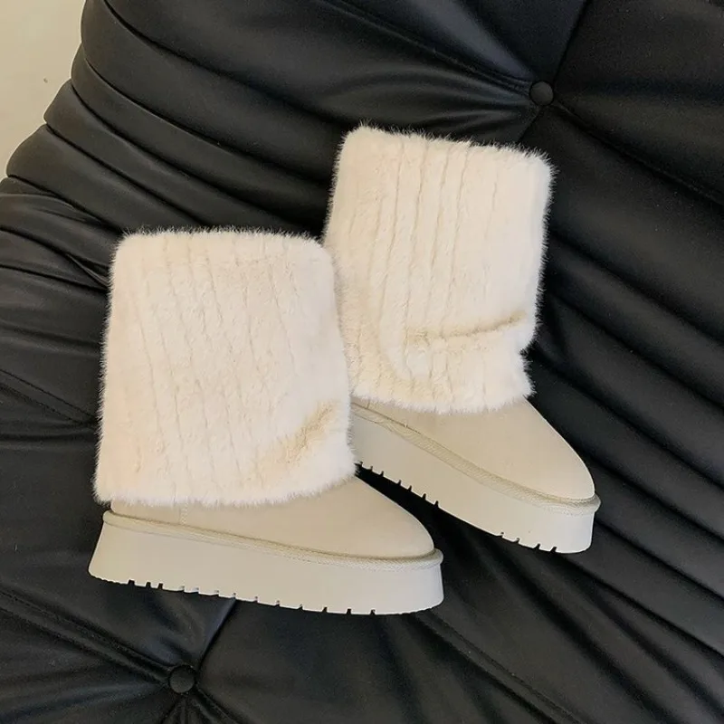 Valerie Warm Furry Boots - Image 3