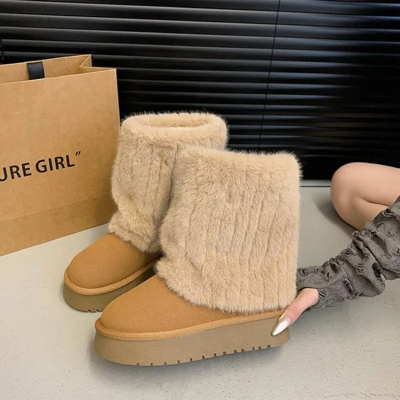 Valerie Warm Furry Boots - Image 5