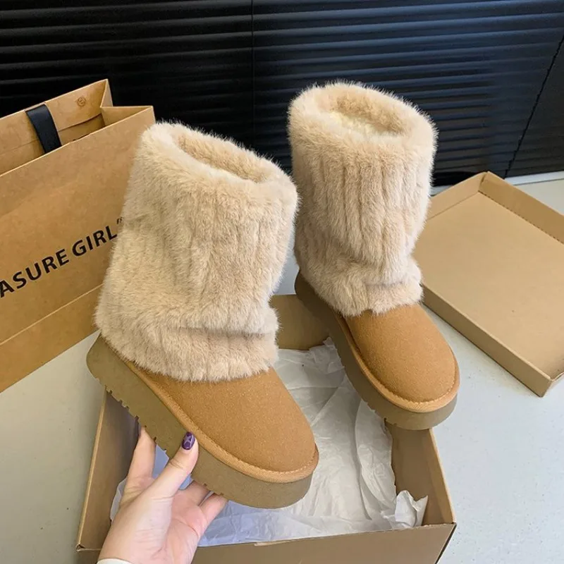 Valerie Warm Furry Boots - Image 6