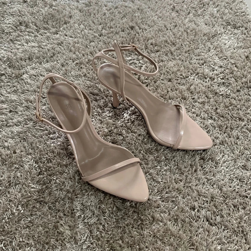 Viccura Strappy High Heels - Image 4