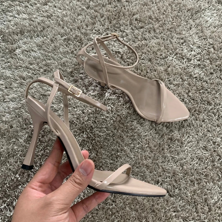 Viccura Strappy High Heels - Image 5