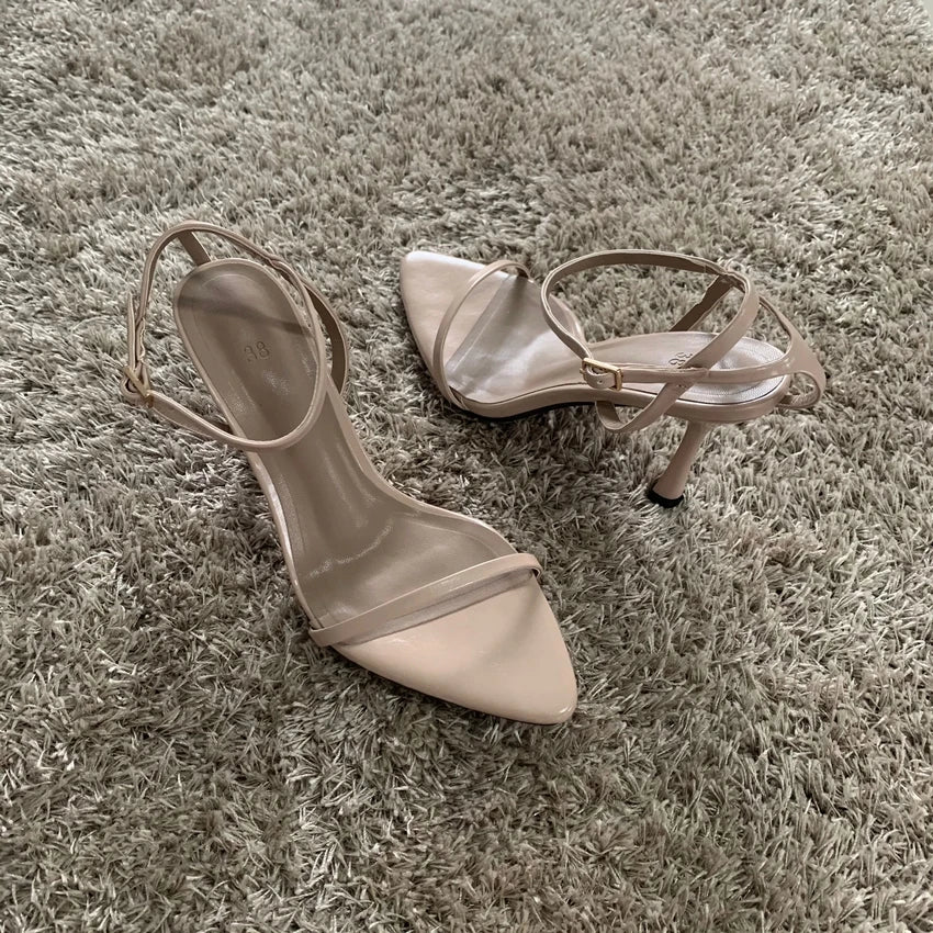 Viccura Strappy High Heels - Image 6